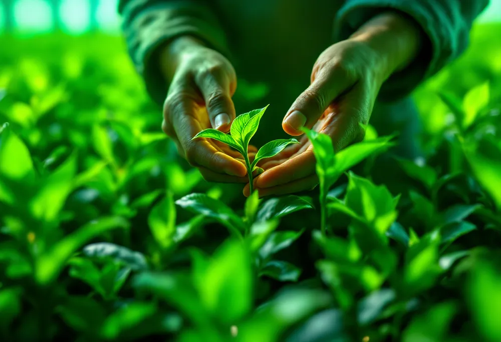 Hand Picking Tea