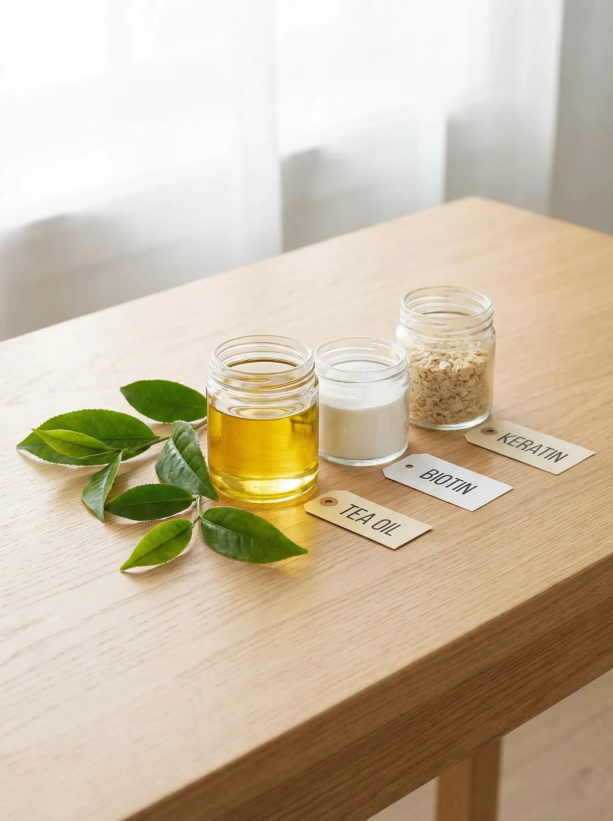 Natural Ingredients on Table